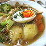 うま味の宝庫♪　手羽元と具だくさん野菜のスープカレー