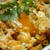 早ゆでマカロニの焼きカレー