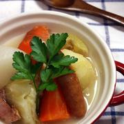 「ほっこり♪お野菜たっぷりポトフ」　“レンジ技”でパパッと完成！