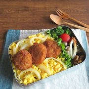 お弁当のごはんに♪汁無し☆カツ丼弁当