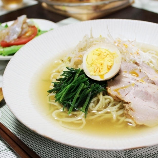 お肉代は美容院。～冷やしラーメン～