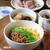 鶏そぼろ三色丼でワンプレート と ぶり刺し。