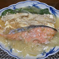 鮭と新たまねぎのレンチン蒸し by watakoさん