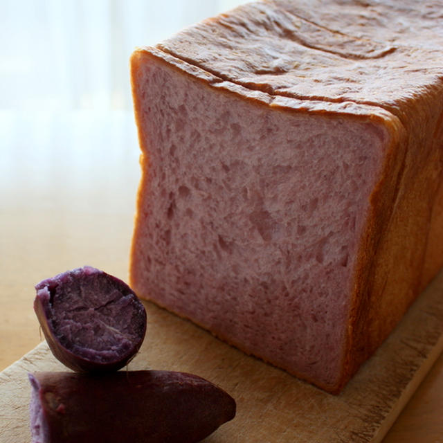 しっとり紫芋ブレッド～レシピ