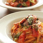 トマトソースパスタ