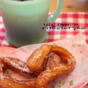 自家製ホットケーキＭＩＸで♪簡単チュロス