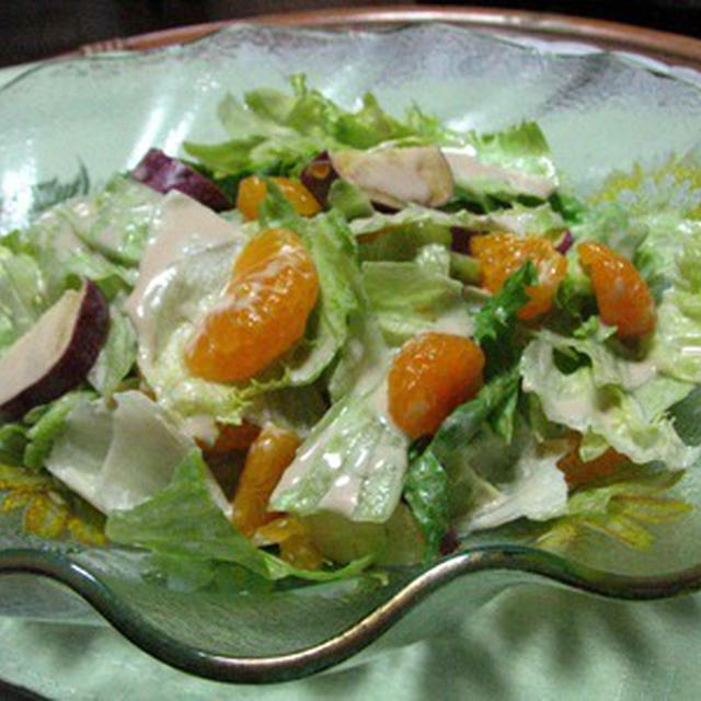 レタスフルーツサラダ