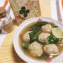 青梗菜と肉団子の煮込み（パズーの肉団子）
