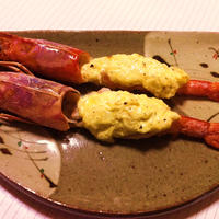 トースターで作る！洋風　海老の丸マヨ焼き