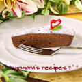 レンジとホットケーキミックスHMで超簡単お菓子♪バレンタインに濃厚ガトーショコラ