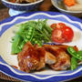 豚ヒレ肉でステーキ。ひとりごはん。