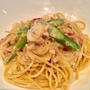 アスパラとかにのトマトクリームパスタ