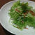 レタスと水菜のシンプルサラダ