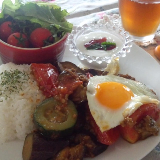 夏野菜ドライカレー