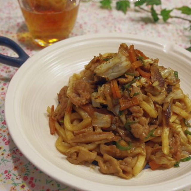 味噌焼きうどんとレシピブログインタビュー