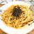 高菜と納豆としらすのパスタ