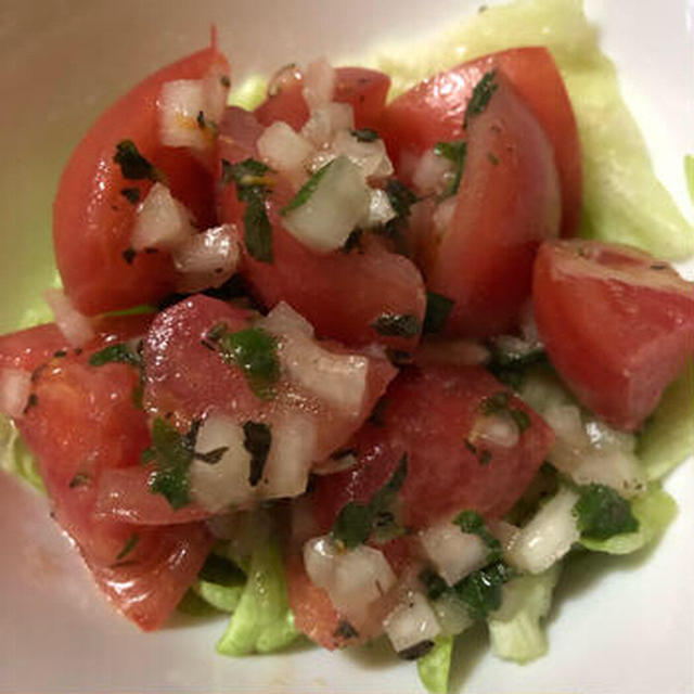 すぐに作れる トマトと青じそ バジル のサラダ By ゆんママさん レシピブログ 料理ブログのレシピ満載