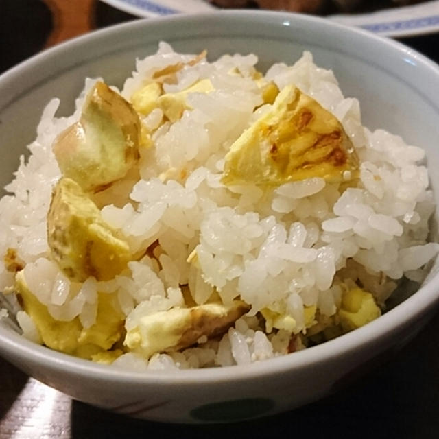 千葉県産こしひかりで☆秋の味覚☆栗ご飯☆炊いてみました♪