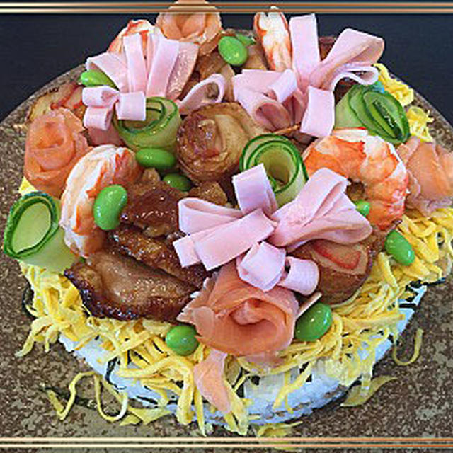 子供大好きお寿司ケーキ By Pentaさん レシピブログ 料理ブログのレシピ満載