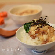 【時短１０分で鉄板のご飯のお供】長芋となめこの味付けとろろ