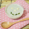 干し椎茸と豆乳のポタージュスープ