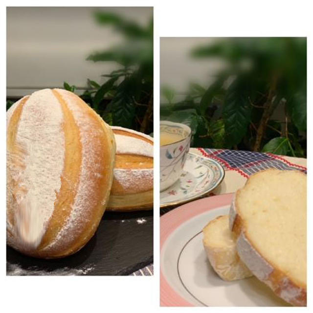 今年初のパン焼きは鉄板の美味しさダブルミルクハースです～今朝の富士山　♪♪