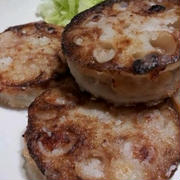 『レンコンひき肉サンド』