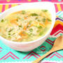 ツナとセロリのエスニックスープで頂く♪豆乳茶碗蒸し