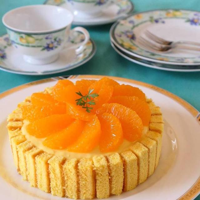 #オレンジムースケーキ タブレットの調子が悪く、投稿できなかったため、#過去pic にな...