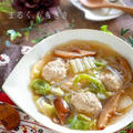 刻み生姜入り♪ふんわり柔らか～豚団子の白菜と春雨の中華スープ by 桃咲マルクさん