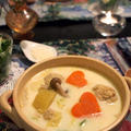 鶏団子と白菜のクリームスープ
