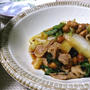 煎り大豆と野菜の甘辛炒めで簡単手抜き晩ごはん。節分の残り物消化。