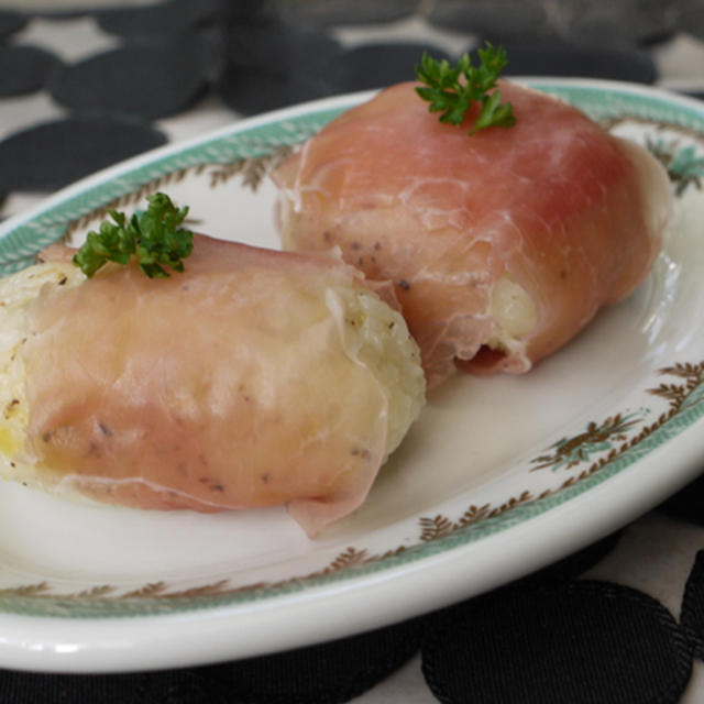 チーズのおにぎり 生ハムまき By ナナさん レシピブログ 料理ブログのレシピ満載
