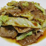 豚こまとキャベツのしょうが焼き＜食材二つ♪＞