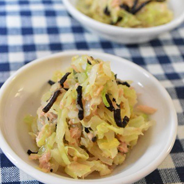 ご飯によく合う キャベツのツナ昆布和え By Yukarinkoさん レシピブログ 料理ブログのレシピ満載