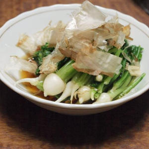 たっぷり野菜 カブ菜のおひたし By ミサトさん レシピブログ 料理ブログのレシピ満載