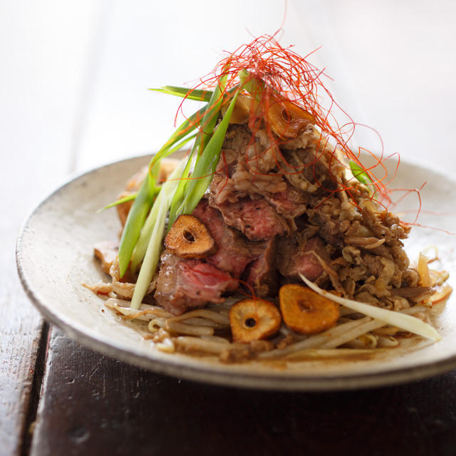 [EAT]牛肉には牛肉？すき家 牛丼の具でスタミナステーキ！