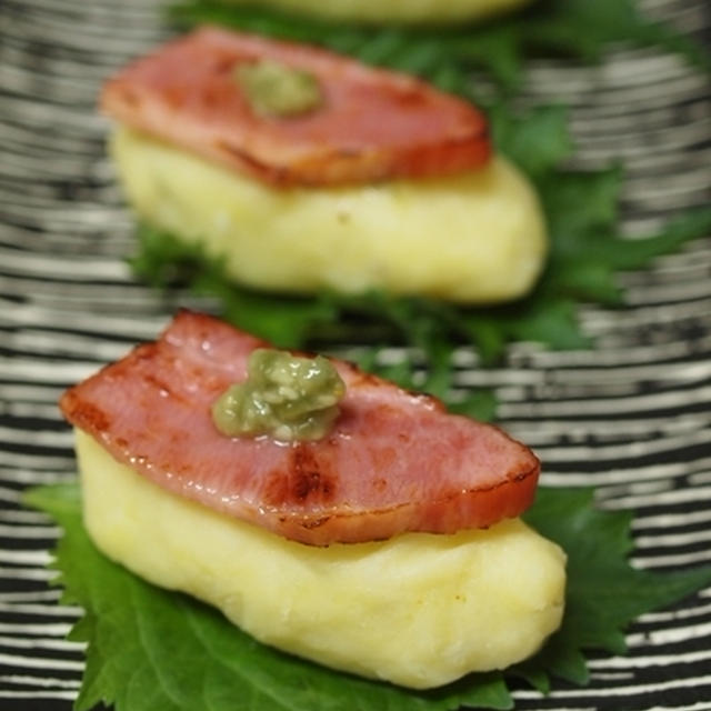 辛味！焼きベーコンシャキポテつまみ