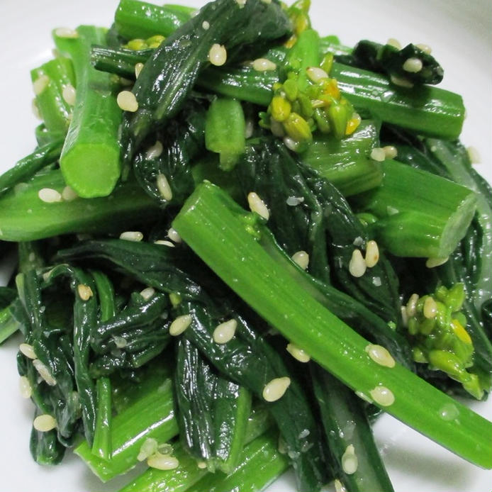 鮮やかな緑色にくぎづけ！「アスパラ菜」のおすすめレシピ18選の画像