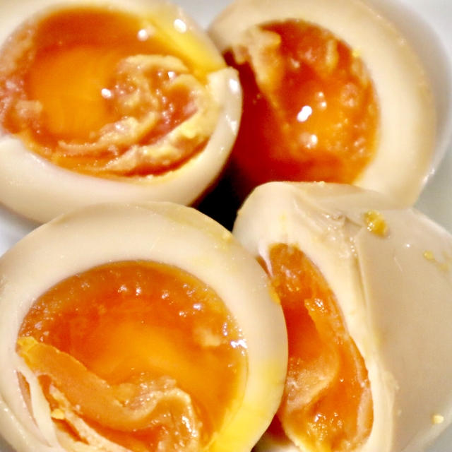 【簡単】ラーメン屋の味玉を自宅で！半熟とろ〜り味付け卵の作り方