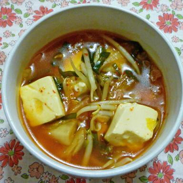 チゲ風キムチスープ By ひとみさん レシピブログ 料理ブログのレシピ満載