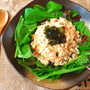 シャキっと爽やか。レンチンだけの海苔タラモ風サラダ（糖質3.9g）
