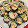 恵方巻き 酢飯少なめで具沢山な巻き寿司