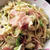 キャベツとベーコンのパスタ