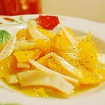 【簡単レシピ】シチリアのサラダ　オレンジとフィノッキオのサラダ