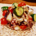 タコのアンチョビ風味サラダ♪　Octopus Salad