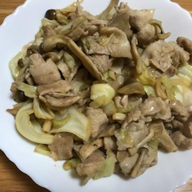 焦がしにんにく肉野菜炒め