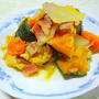" かぼちゃとベーコンの煮物 "