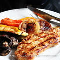 staubグリルパン で ヨーグルト味噌漬け豚と野菜のグリル♪  by hannoahさん