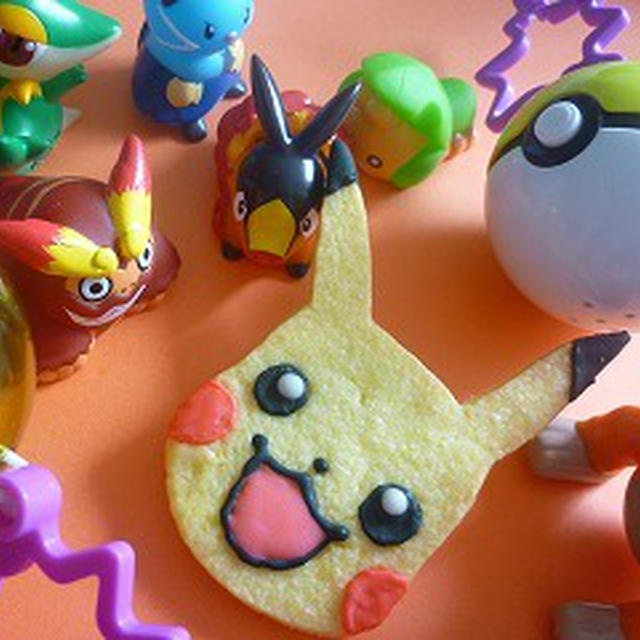 キャラクッキー ポケモンピカチュウのクッキー By Sukemarumonさん レシピブログ 料理ブログのレシピ満載